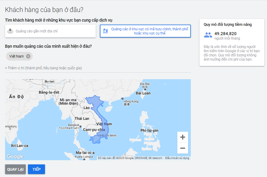 Cách Chạy Quảng Cáo Google cho thuê xe du lịch Mới Nhất - VietAdsGroup.Vn